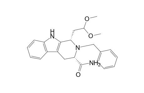 (1S,3S)-1-(2,2-dimethoxyethyl)-2-(phenylmethyl)-1,3,4,9-tetrahydropyrido[3,4-b]indole-3-carboxamide