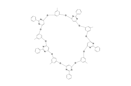 4,6,16,18,28,30,40,42,52,54-DECAAZA-11,23,35,47,59-PENTAMETHYL-5,17,29,41,53-PENTAPHENYL-2,8,14,20,26,32,38,44,50,56-DECAOXACALIX-[10]-ARENE