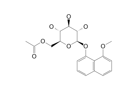 8-METHOXY-1-NAPHTHYL-6'-O-ACETYL-BETA-GLUCOPYRANOSIDE
