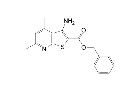 benzyl 3-amino-4,6-dimethylthieno[2,3-b]pyridine-2-carboxylate
