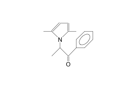 2-(2,5-Dimethyl-pyrrol-1-yl)-1-phenyl-propan-1-one