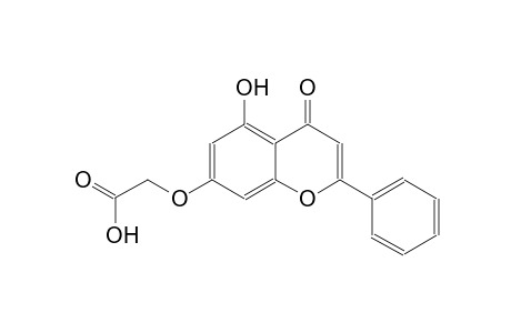 acetic acid, [(5-hydroxy-4-oxo-2-phenyl-4H-1-benzopyran-7-yl)oxy]-