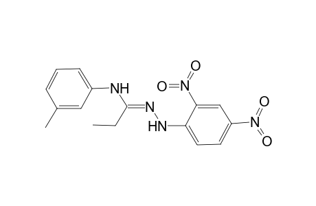(1E)-N'-(2,4-dinitrophenyl)-N-(3-methylphenyl)propanehydrazonamide