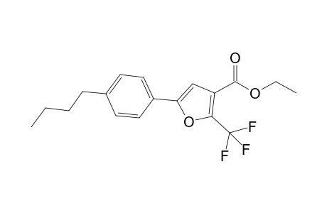 Ethyl 5-(4-butylphenyl)-2-(trifluoromethyl)furan-3-carboxylate