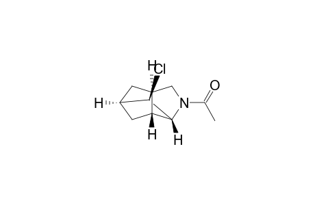 3,5-Methanocyclopenta[b]pyrrole, 1-acetyl-6-chlorooctahydro-, (3.alpha.,3a.beta.,5.alpha.,6.beta.,6a.beta.)-
