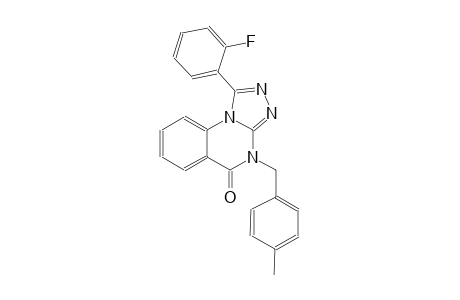 [1,2,4]triazolo[4,3-a]quinazolin-5(4H)-one, 1-(2-fluorophenyl)-4-[(4-methylphenyl)methyl]-