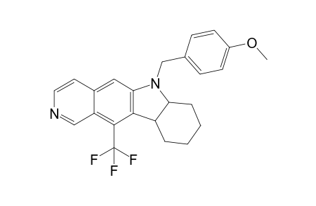 6a,7,8,9,10,10a-Hexahydro-6-(4-methoxybenzyl)-11-trifluoromethyl-6H-pyrido[4,3-b]carbazole