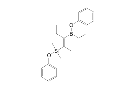 2-(DIMETHYLPHENOXYSILYL)-3-(ETHYLPHENOXYBORYL)-2-PENTENE