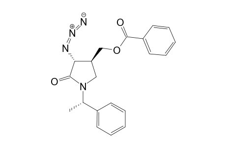 (3R,4S,1'S)-3-Azido-4-benzoyloxymethyl-1-(1'-phenylethl)pyrrolidin-2-one
