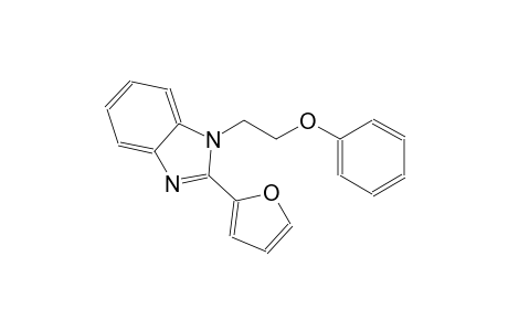 1H-benzimidazole, 2-(2-furanyl)-1-(2-phenoxyethyl)-