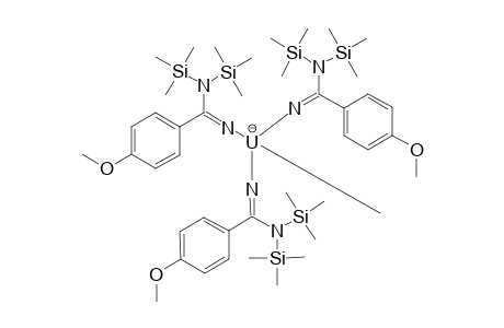 Tris[4-Methoxy-N,N-bis(trimethylsilyl)benzamidinato] methyluranium
