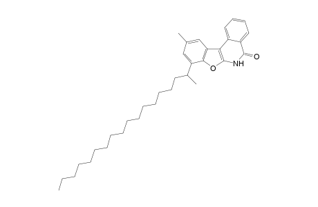 10-Methyl-8-(1-methylheptadecyl)-6H-7-oxa-6-azabenzo[c]fluoren-5-one