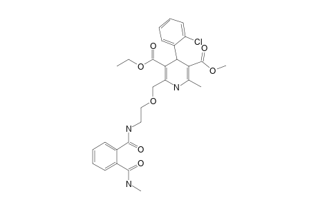 IMPURITY-II,5-ETHYL-3-METHYL-4-(2-CHLROPHENYL)-2-METHYL-6-[2-(2-METHYLCARBAMOYLPHENYL-CARBOXAMIDO)-ETHOXYMETHYL]-1,4-DIHYDRO-3,5-PYRIDINEDICABOXYLATE