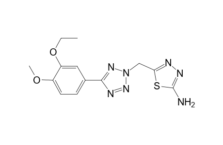 1,3,4-Thiadiazol-2-amine, 5-[[5-(3-ethoxy-4-methoxyphenyl)-2H-1,2,3,4-tetrazol-2-yl]methyl]-