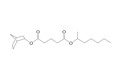 Glutaric acid, 2-norbornyl hept-2-yl ester