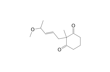 2-Methyl-2-(4-methoxy-2-pentenyl)cyclohexane-1,3-dione