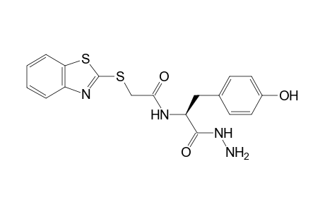 2-Benzothiazolylthioacetyl L-tyrosine hydrazide