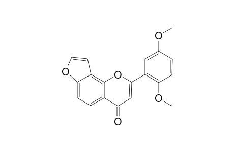 MILLETTOCALYXIN-C;2',5'-DIMETHOXY-[2'',3'':7,8]-FURANOFLAVONE