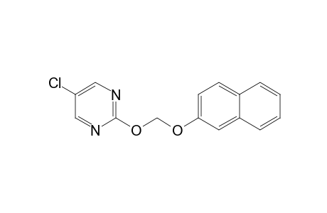 Pyrimidine, 5-chloro-2-[(2-naphthalenyloxy)methoxy]-