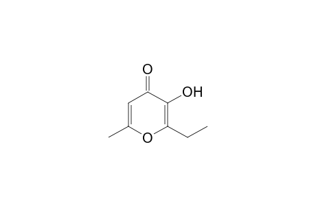 2-Ethyl-3-hydroxy-6-methyl-4-pyranone