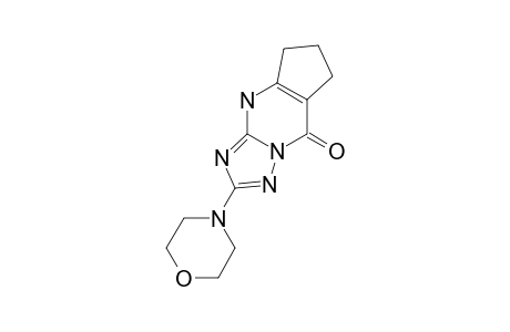 2-MORPHOLINO-6,7,8,9-TETRAHYDRO-CYCLOPENTA-[1.2-D]-1,2,4-TRIAZOLO-[1.5-A]-PYRIMIDIN-5-ONE