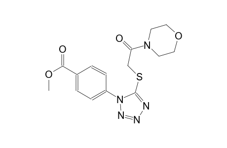 benzoic acid, 4-[5-[[2-(4-morpholinyl)-2-oxoethyl]thio]-1H-tetrazol-1-yl]-, methyl ester