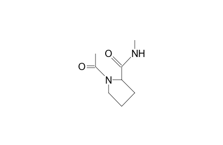 cis-N-Acetyl-N'-methyl-proline amide
