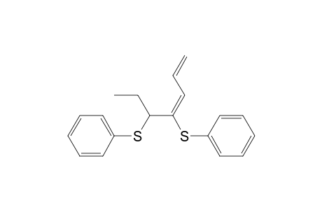 Benzene, 1,1'-[[1-ethyl-2-(2-propenylidene)-1,2-ethanediyl]bis(thio)]bis-