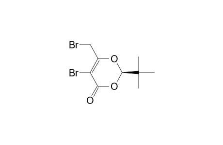 4H-1,3-Dioxin-4-one, 5-bromo-6-(bromomethyl)-2-(1,1-dimethylethyl)-, (R)-