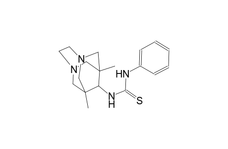 N-(1,8-dimethyl-3,6-diazatricyclo[4.3.1.1~3,8~]undec-9-yl)-N'-phenylthiourea