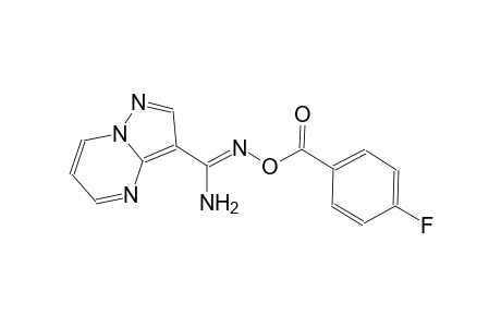 N'-[(4-fluorobenzoyl)oxy]pyrazolo[1,5-a]pyrimidine-3-carboximidamide