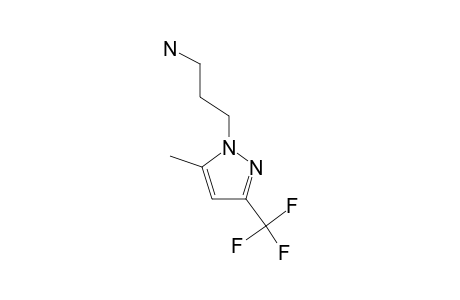 3-[5-Methyl-3-(trifluoromethyl)-1H-pyrazol-1-yl]-1-propanamine