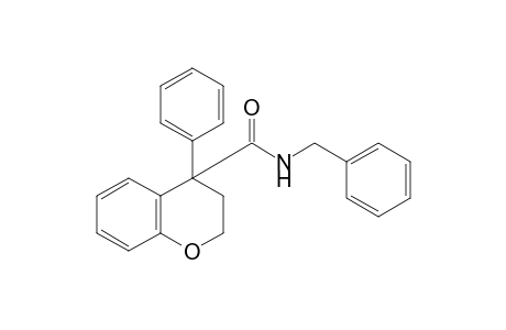 N-benzyl-2,3-dihydro-4-phenyl-4H-1-benzopyran-4-carboxamide