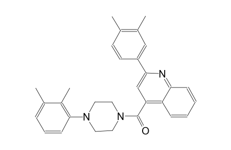 2-(3,4-dimethylphenyl)-4-{[4-(2,3-dimethylphenyl)-1-piperazinyl]carbonyl}quinoline