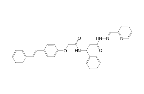 .alpha.-[(2'-Pyridyl)imino]aminocarbonyl}methyl- .alpha.-[4'-stilbenyloxymethyl)aminocarbonyl]toluene