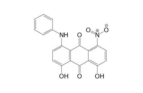 9,10-anthracenedione, 1,8-dihydroxy-4-nitro-5-(phenylamino)-