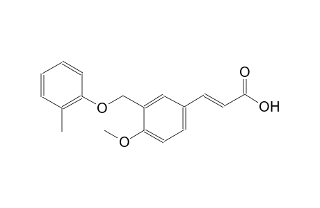 (2E)-3-{4-methoxy-3-[(2-methylphenoxy)methyl]phenyl}-2-propenoic acid