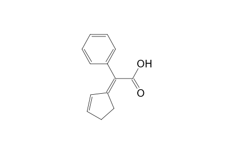 Benzeneacetic acid, .alpha.-2-cyclopenten-1-ylidene-, (E)-