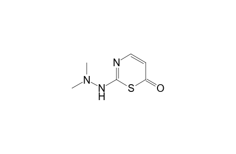 2-(2,2-dimethylhydrazino)-1,3-thiazin-6-one