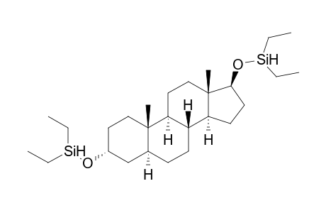 Diethylsilyl ether 5.alpha.-androstan-3.alpha.,17.beta.-diol