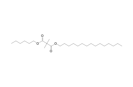 Dimethylmalonic acid, hexyl pentadecyl ester