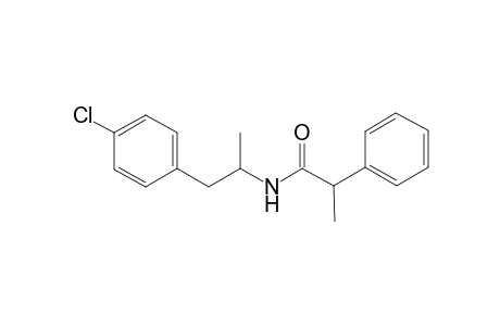 P-Chloroamphetamine .alpha.-phenylpropionamide