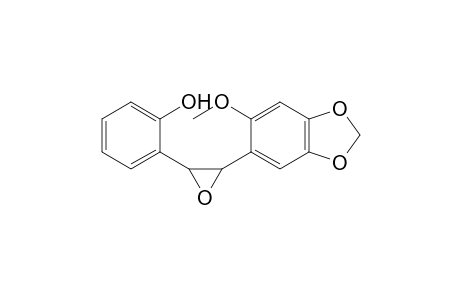 1-(2-Methoxy-4,5-methylenedioxyphenyl)-2-(2-hydroxyphenyl)ethene oxide
