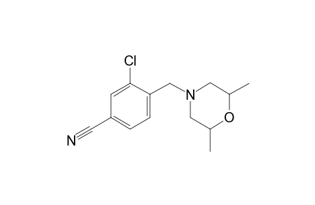 3-Chloro-4-[(2,6-dimethyl-4-morpholinyl)methyl]benzonitrile