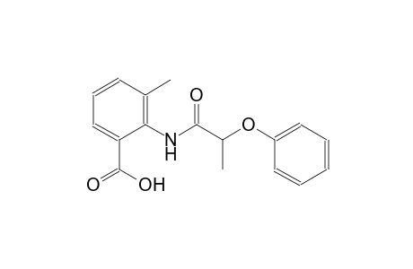 benzoic acid, 3-methyl-2-[(1-oxo-2-phenoxypropyl)amino]-
