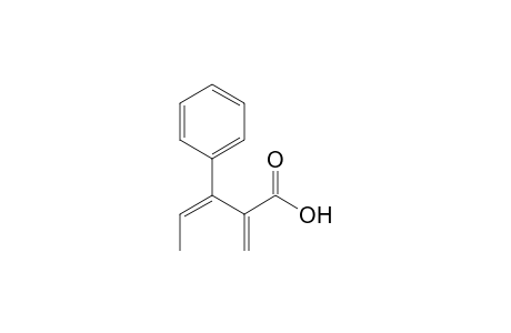 (Z)-2-methylene-3-phenyl-3-pentenoic acid