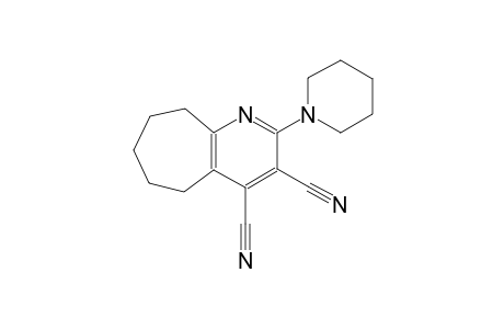 5H-cyclohepta[b]pyridine-3,4-dicarbonitrile, 6,7,8,9-tetrahydro-2-(1-piperidinyl)-