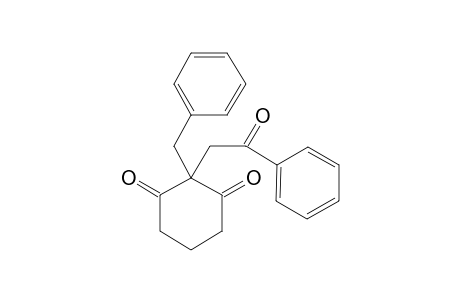 2-BENZYL-2-ACETOPHENYL-CYCLOHEXA-1,3-DIONE