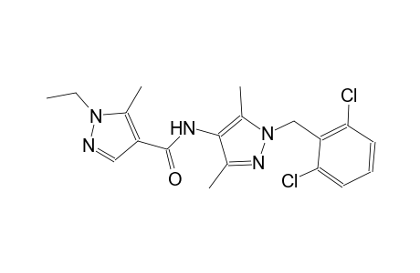 N-[1-(2,6-dichlorobenzyl)-3,5-dimethyl-1H-pyrazol-4-yl]-1-ethyl-5-methyl-1H-pyrazole-4-carboxamide