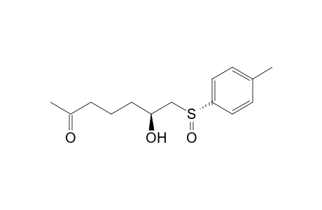 (6S)-6-hydroxy-7-[(R)-(4-methylphenyl)sulfinyl]-2-heptanone
